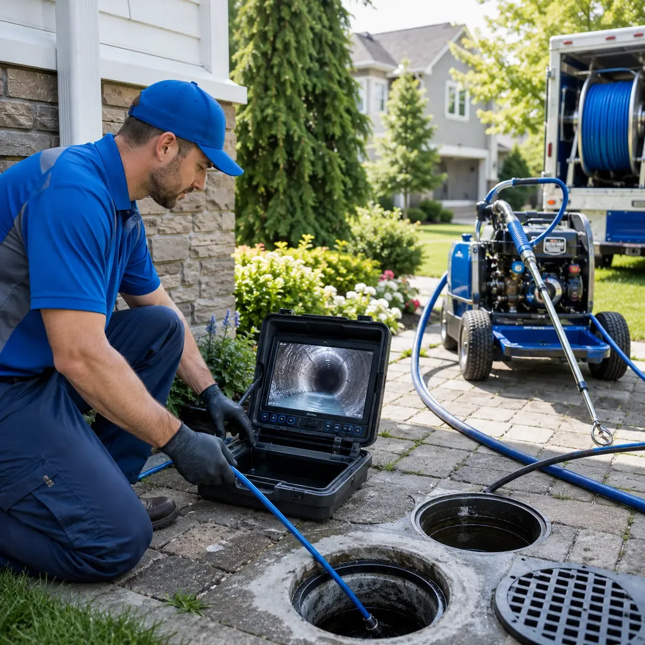 Outdoor drain cleaning professionals serving Brimley, MI